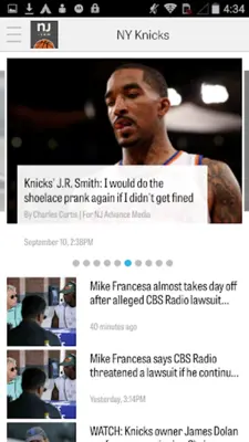 Knicks android App screenshot 2